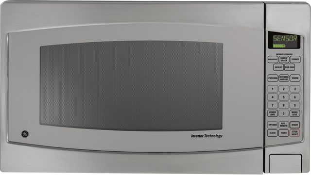 Ge Profile 2 2 Cu Ft Stainless Steel Countertop Microwave