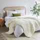 Olliix by Madison Park Chenille Chunky Knit Ivory Throw-3