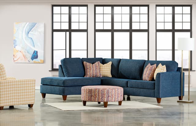 Wood House Upholstery Kooba Chaise Sectional-2