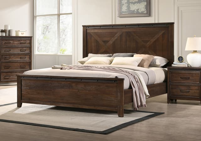 New Classic® Stonehurst King Panel Bed-0