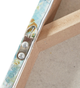Olliix by INK+IVY Shattering Rock Yellow Blue Heavy Gel Coated Canvas-2