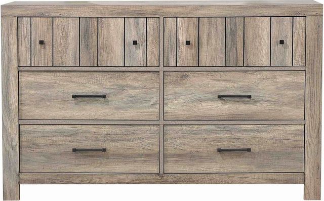 Coaster Coastereveryday Adelaide Rustic Oak 6 Drawer Dresser