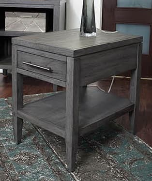 Aspenhome® Gray Chairside Table-1