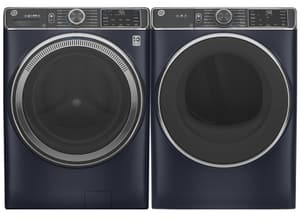 GE Sapphire Blue Front Load Laundry Pair