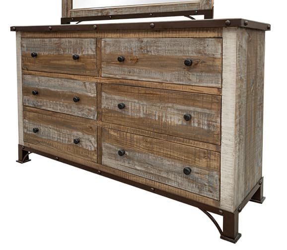 International Furniture© Antique Dresser and Mirror-2