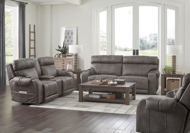 Catnapper® Serenity Power Headrest Power Reclining Sofa with Heat, Massage, & Lumbar-1