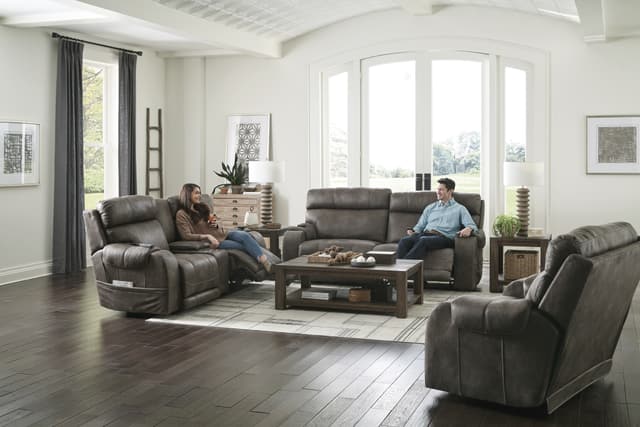 Catnapper® Serenity Power Headrest Power Reclining Sofa with Heat, Massage, & Lumbar-2