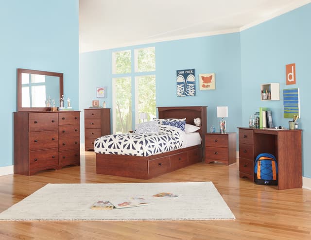 Perdue Woodworks Cinnamon Fruitwood Mirror-2