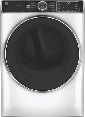 GE 7.8 Cu. Ft. White Smart Front Load Electric Dryer