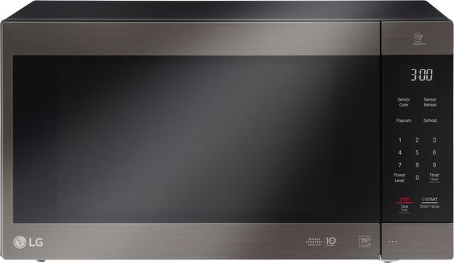 Lg Neochef 2 0 Cu Ft Black Stainless Steel Countertop Microwave Lmc2075bd