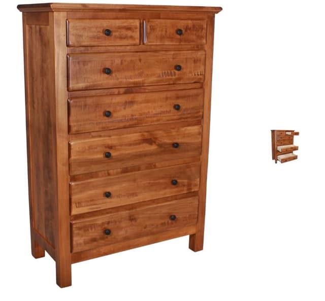 Daniel's Amish® Solid Wood Lewiston 7 Drawer Chest-1