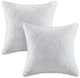 Olliix by Madison Park Quebec 2 White 20"x20" Quilted Square Pillow Pair-0