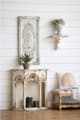 A & B Home Alcott White Single Decorative Wall Panel-4