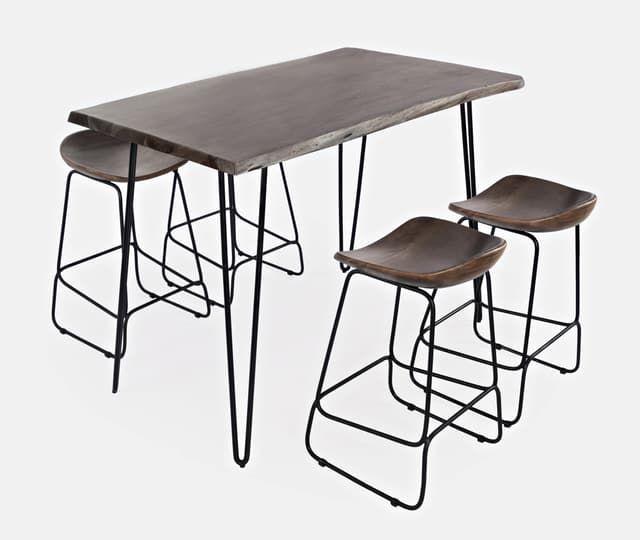 Jofran Inc. Nature's Edge 5 Piece Counter Height Dining Set-1