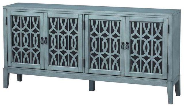 Coast To Coast Accents Mabry Mill Burnished Blue Media Credenza