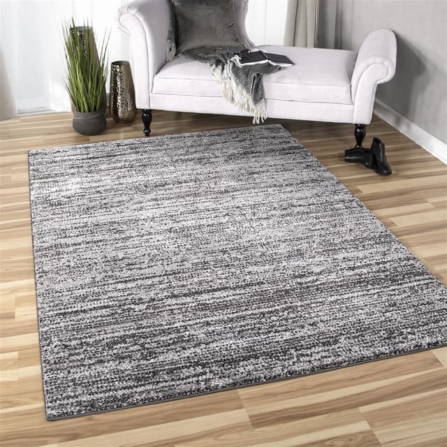 Orian Nirvana Zula Pewter 5' x 8' Rug-1