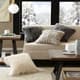 Olliix by Madison Park Edina Grey Faux Fur Square Pillow-2
