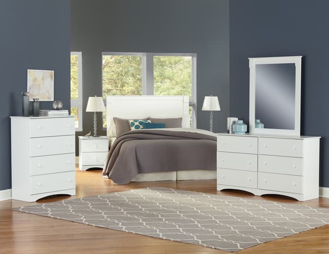 Perdue Woodworks White Mirror-1