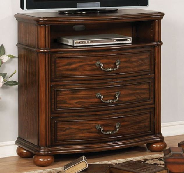 Furniture Of America® Janiya Brown Cherry/Brown Media ...