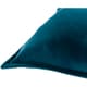 Surya Cotton Velvet Teal 12"x30" Toss Pillow with Down Insert-2
