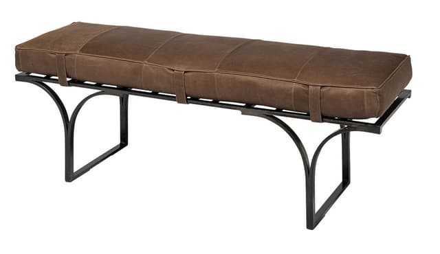 Mercana Jessie Leather Bench-0