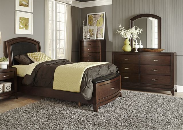 Liberty Avalon Youth Bedroom Full Storage Bed Dresser And Mirror