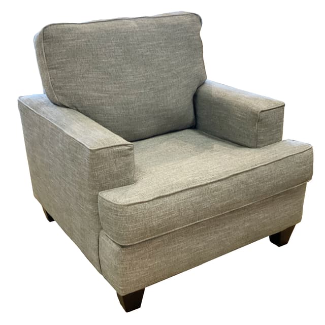 Wood House Upholstery Olathe Slate Bayside Chair-0