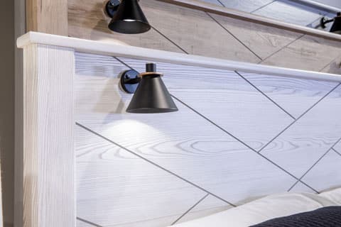 Signature Design by Ashley® Gerridan Queen Panel Bed with Sconce Lights-2