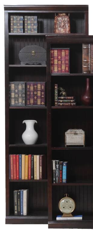 American Heartland Manufacturing Poplar 84" Open Bookcase-0