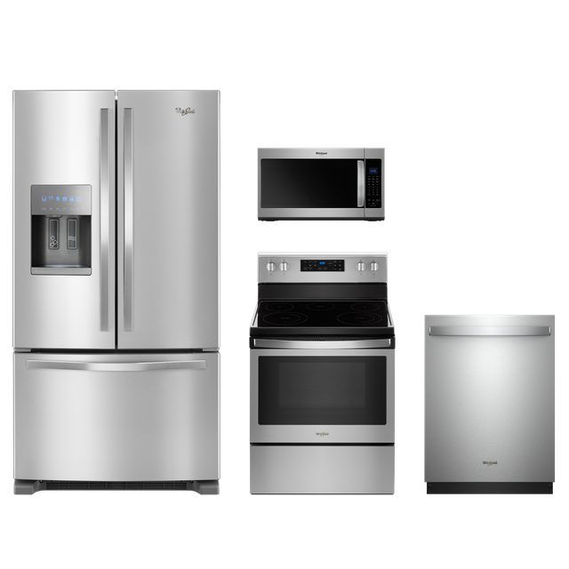 Whirlpool® 4 Piece Kitchen Package-Fingerprint Resistant ...