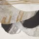 Olliix by Madison Park Auric Beam Black Abstract Gold Foil Framed Embellished Canvas-1