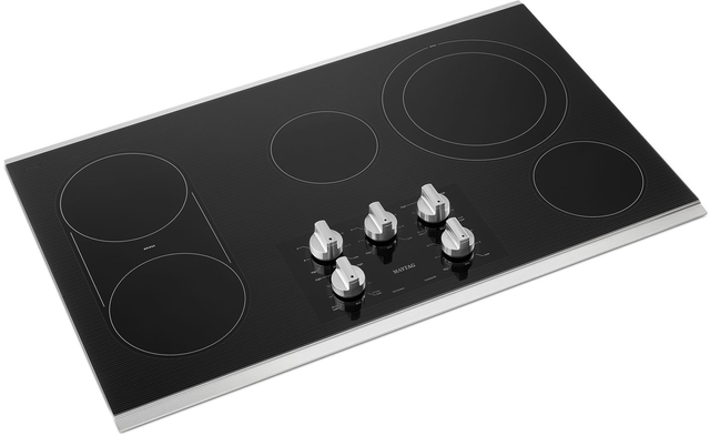 Maytag 36 06 Stainless Steel Electric Cooktop Mec8836hs