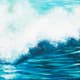 Olliix by Madison Park Water Tide 5 Pieces Blue Gallery Art Set-1