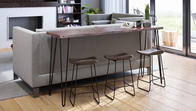Jofran Inc. Nature's Edge 4 Piece Sofa Table and Stool Set-0