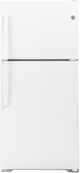 GE® 33" 21.9 Cu. Ft. White Freestanding Top Freezer Refrigerator-0