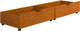 Donco Kids Honey Twin/Twin Mission Futon Bunk Bed With Dual Under Bed Drawers-2