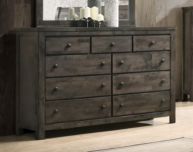 New Classic® Furniture Blue Ridge Rustic Gray Dresser and Mirror-2