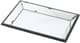 A & B Home Black/Clear Mirrored Wood Tray-3