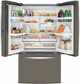 GE® 36" 23.1 Cu. Ft. Fingerprint Resistant Slate Counter Depth French Door Refrigerator-2