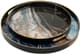 A & B Home 2-Piece Multi-Colored Faux Marble Round Tray Set-1