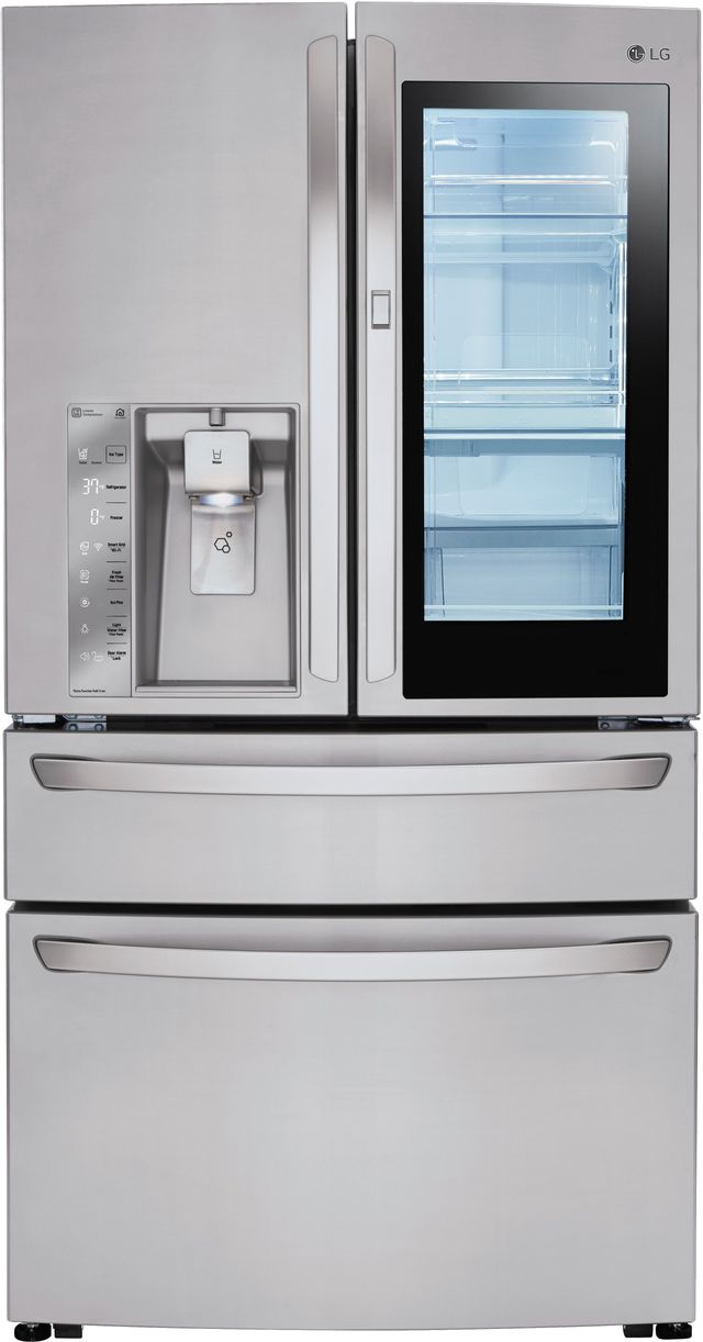 Lg 22 5 Cu Ft Stainless Steel Counter Depth French Door