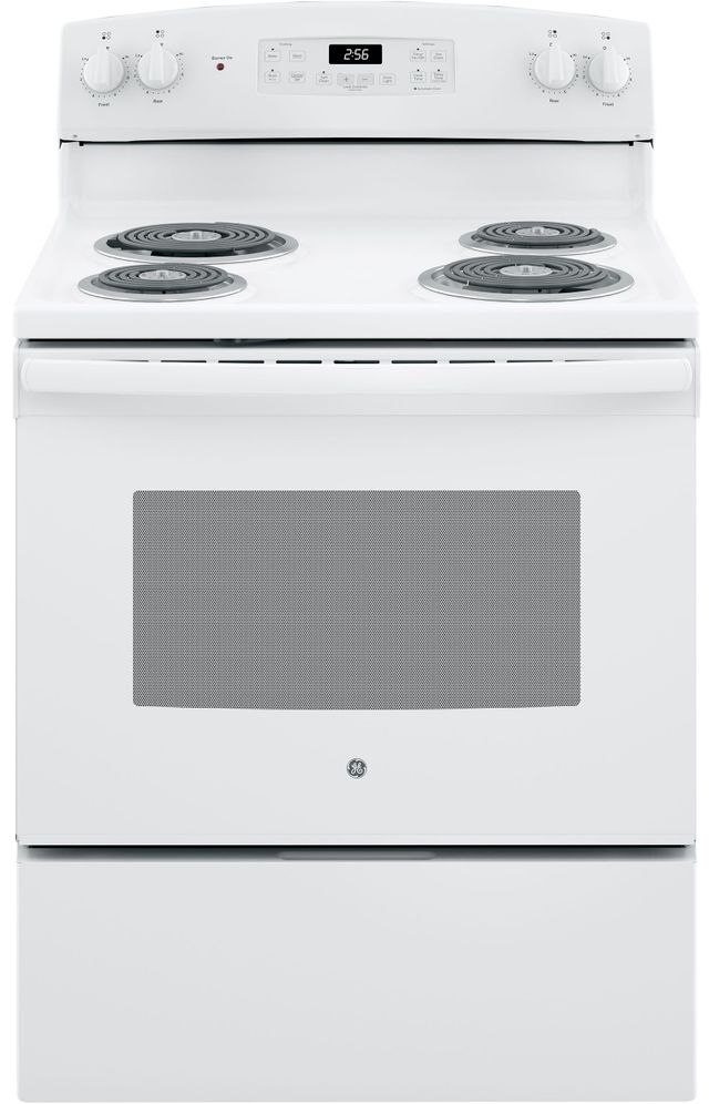 Ge 30 Free Standing Electric Range White Jb256dmww Manhattan
