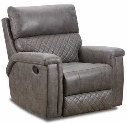 American Furniture Manufacturing Gray Recliner-0