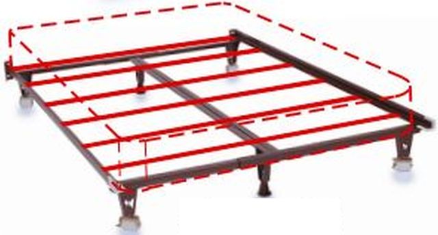 Knickerbocker™ Ultima™ Brown One Size Heavy Duty Bed Frame-1
