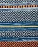 Surya Trenza Bright Blue 18"x18" Pillow Shell with Down Insert-1