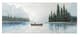 Solitude Canoe on the Lake Wall Art-0