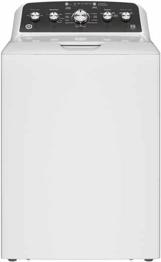 GE® 4.5 Cu. Ft. White Agitator Top Load Washer with Spanish Panel and Wash Modes Soak and Power