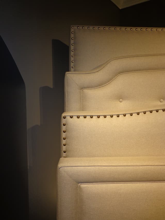 Jonathan Louis 752 Belem Flax Queen Upholstered Headboard-1