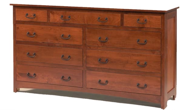 Daniel's Amish® Solid Wood Elegance 9 Drawer Dresser-0