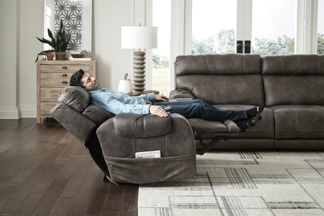 Catnapper® Serenity Power Headrest Power Lay Flat Wall Recliner with Heat, Massage, & Lumbar-1